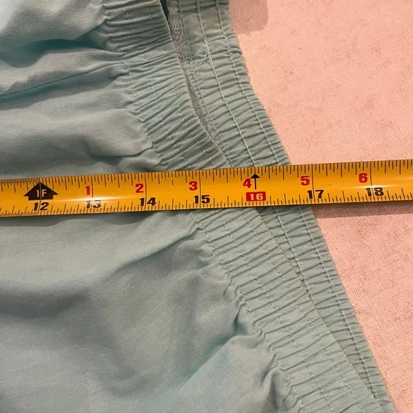 Vintage painted Floral Mint Green walking style pants Set. So granny! - Picture 11 of 12